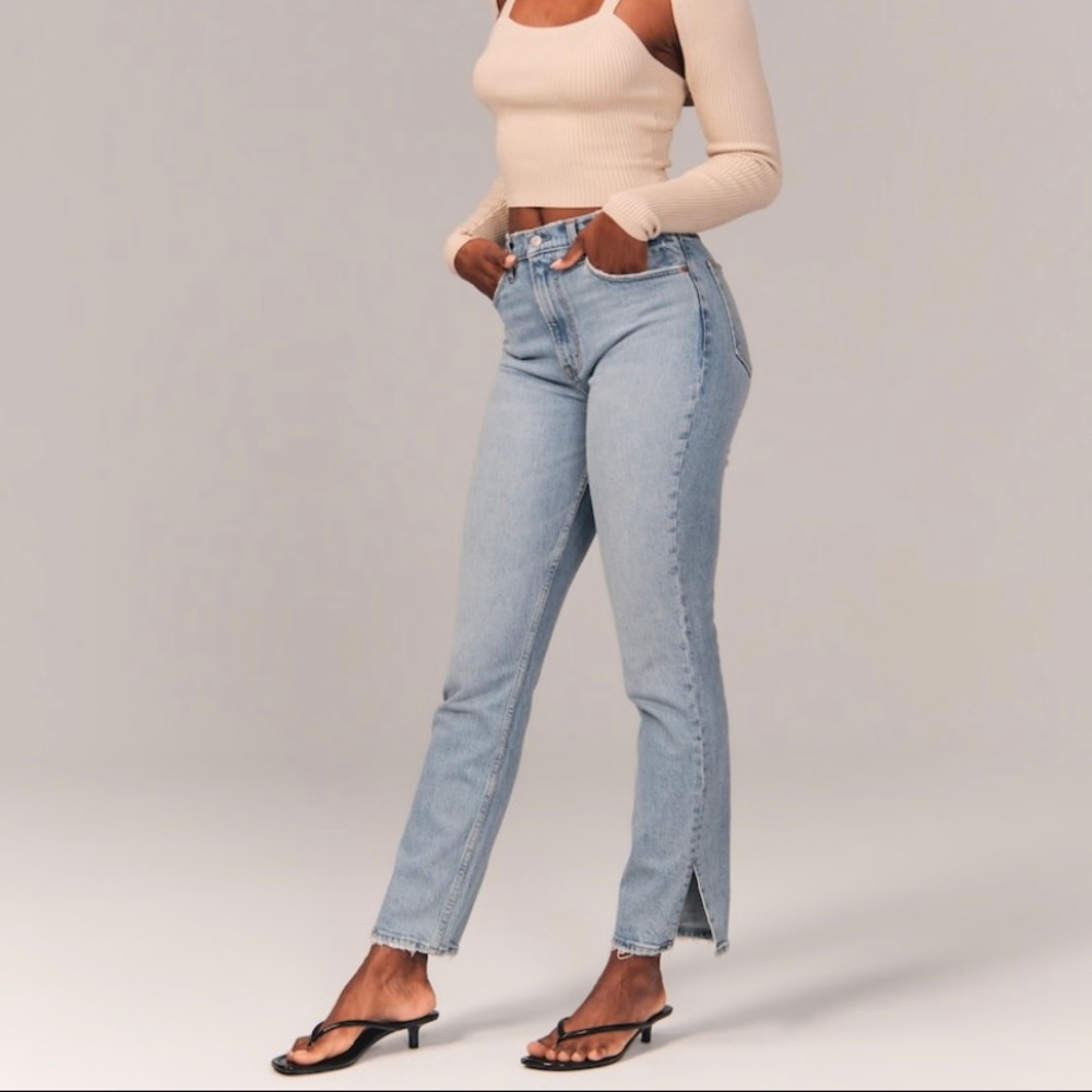 Curve Love 90’s Ultra High Rise Straight Jeans